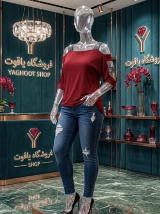 بلوز پولکی