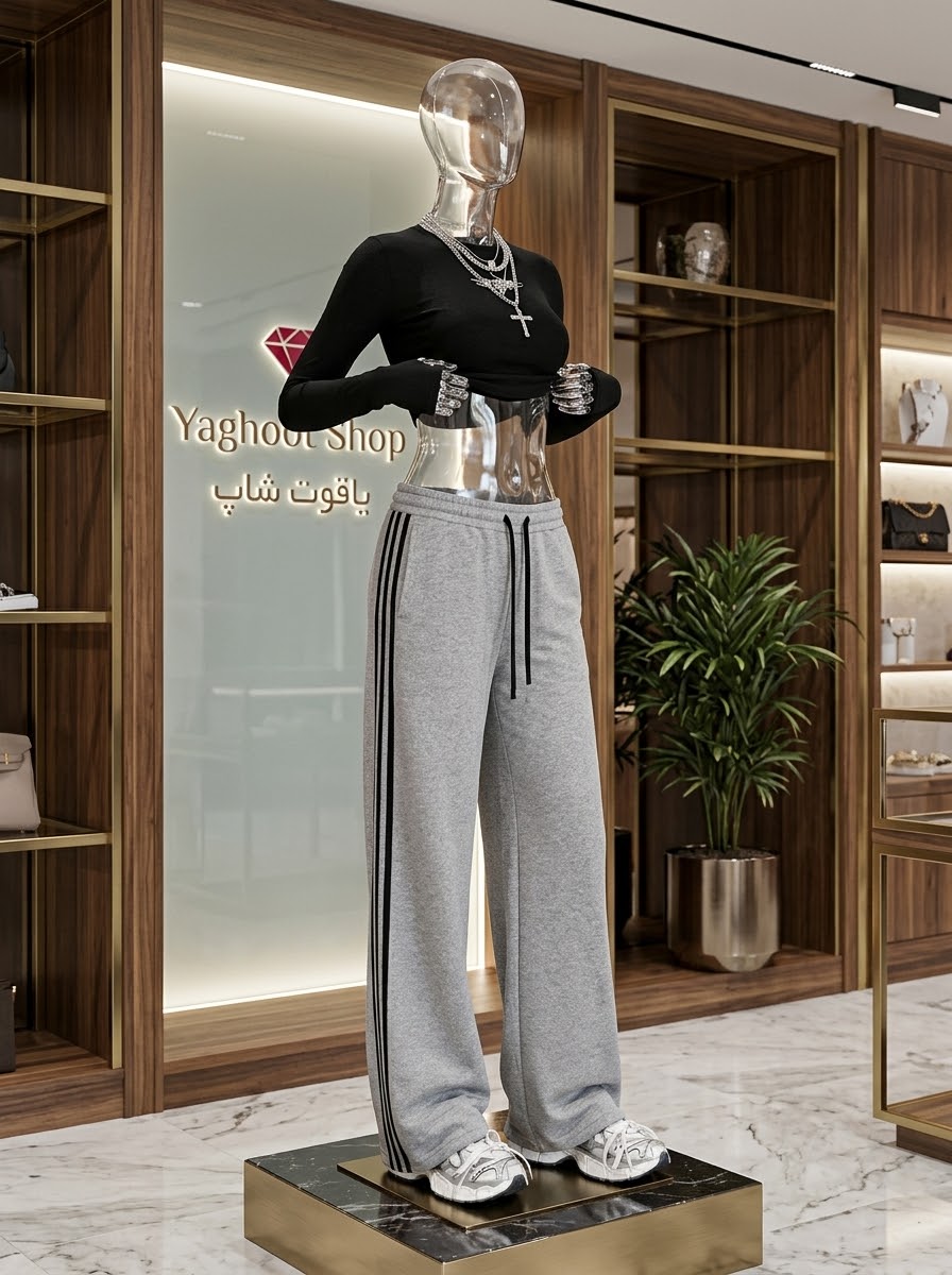 شلوار بگ جیبدار