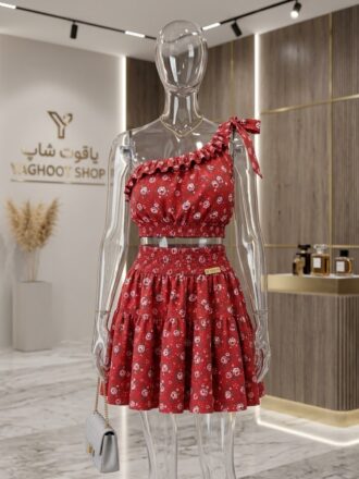 تاپ و دامن یقه رومی